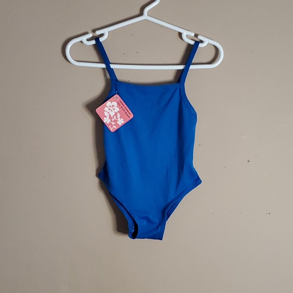 Infant girl blue swimsuit size 18-24